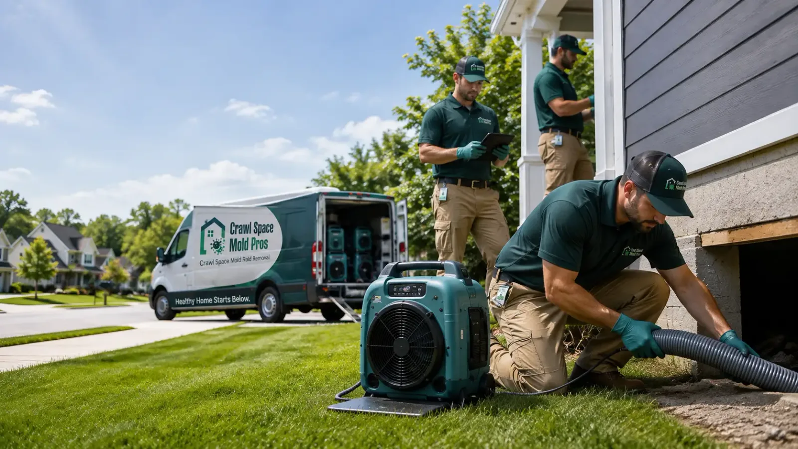 Crawl Space Mold Removal in Altona, IL